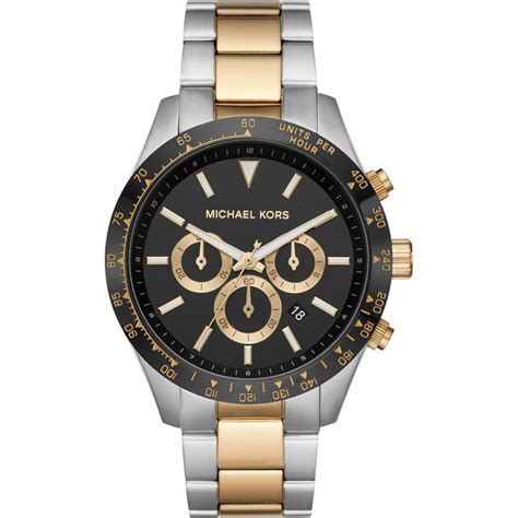 michael kors mk 8784|michael kors black chronograph watch.